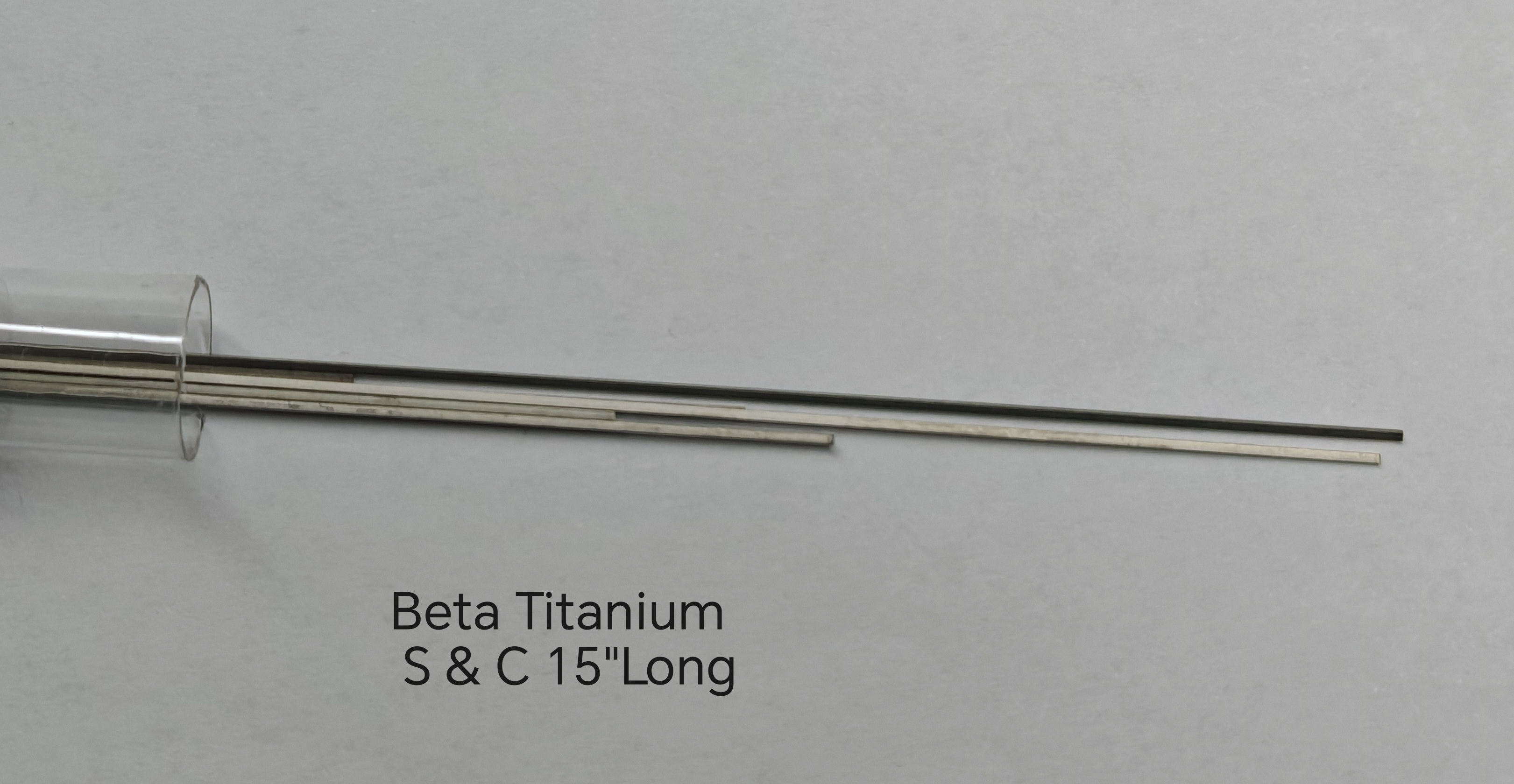 Beta Titanium Straight & Cut (15")