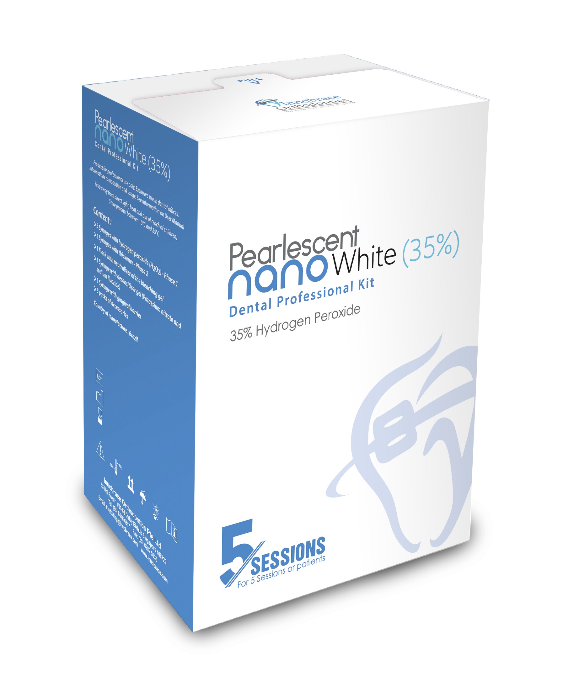 Pearlescent NanoWhite (35%) In-office Kit (5 Patients) Brochure preview